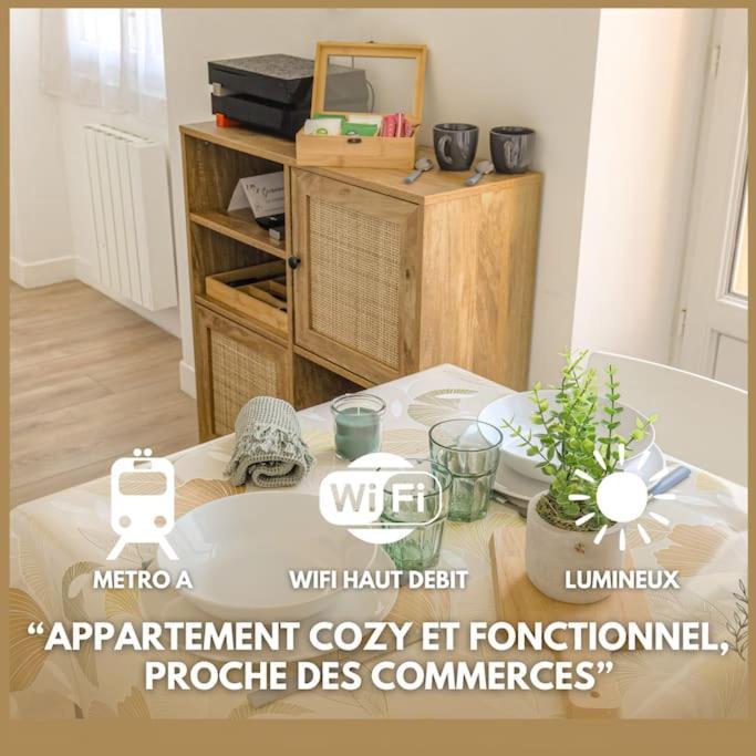 Appartement Le Paisible - Proximite Metro A à Villeurbanne Extérieur photo